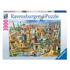  Puzzle 1000 db - A világ látnivalói (06383) puzzle, kirakós