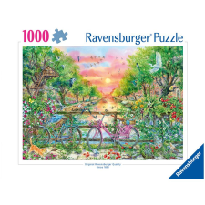  Puzzle 1000 db - Biciklik Amszterdamban (12883) puzzle, kirakós