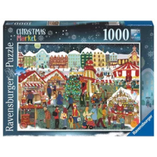  Puzzle 1000 db - Karácsonyi piac puzzle, kirakós