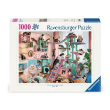  Puzzle 1000 db - Macskamenyország (09904) puzzle, kirakós