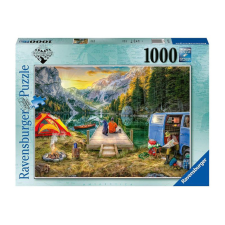  Puzzle 1000 db - Nyugodt kempingezés puzzle, kirakós
