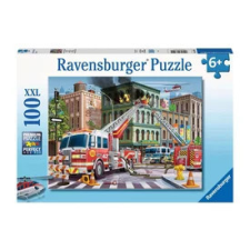  Puzzle 100 db - Tűzoltóautó puzzle, kirakós