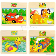  Puzzle 12 db-os (4 db együtt) puzzle, kirakós