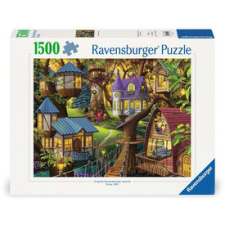  Puzzle 1500 db - Alkonyat a fák tetején puzzle, kirakós
