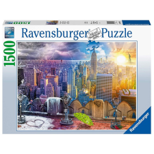  Puzzle 1500 db - New York télen-nyáron 16008 puzzle, kirakós