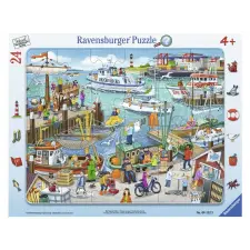 Puzzle 24 db - Egy nap a kikötőben 06152 puzzle, kirakós