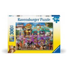 Puzzle 300 db - Hot-dog árus kutyusok puzzle, kirakós