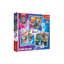 Puzzle 3 az 1-ben Mancs Őrjárat Mighty Pups puzzle, kirakós