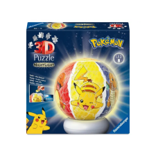  Puzzle 3D - Pokémon éjjeli fény puzzle, kirakós