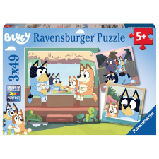  Puzzle 3x49 db - Bluey puzzle, kirakós
