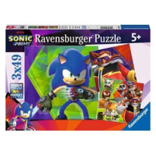  Puzzle 3x49 db - Sonic puzzle, kirakós