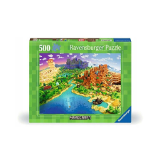  Puzzle 500 db - A Minecraft világa puzzle, kirakós