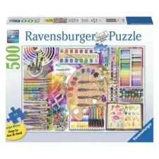  Puzzle 500 db - A művész palettája puzzle, kirakós