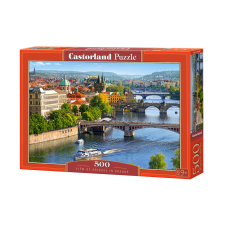  Puzzle 500 db. A prágai hidak látványa puzzle, kirakós