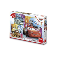 Puzzle Autók, 3x55 db - DINÓJÁTÉKOK puzzle, kirakós