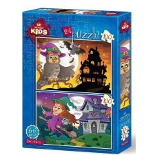  Puzzle Bagoly és Boszorkány 2x100 darab puzzle, kirakós