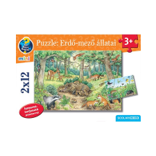  Puzzle: Erdők-mezők állatai gyermek- és ifjúsági könyv