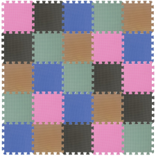  Puzzle habszivacs játszószőnyeg szett 25db, 150x150cm játszószőnyeg