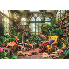  Puzzle Könyvtár az Üvegházban 1000 darab puzzle, kirakós