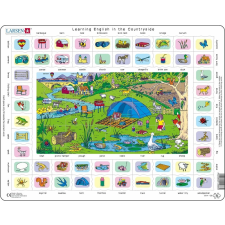  Puzzle LARSEN Angol nyelvtanulás: Vidéki nyaralás 70 darab puzzle, kirakós