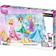  Puzzle Nathan Sparkling Princesses 36 x 26 cm 100 Darabok puzzle, kirakós