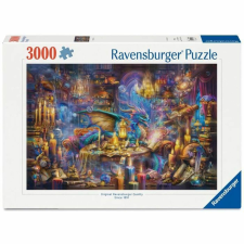  Puzzle Ravensburger Dragon&#039;s Library 3000 Darabok puzzle, kirakós