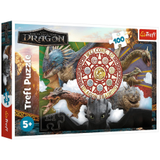 Puzzle,Trefl 100. rejtvény – Sárkányok akcióban – Trefl 16524 puzzle, kirakós