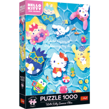 Puzzle,Trefl Rejtvény – 1000 Premium Plus – Hello Kitty nyári relaxációs Trefl 12067 puzzle, kirakós