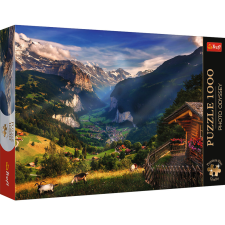 Puzzle,Trefl Rejtvény - &quot;1000 Premium Plus&quot; - Photo Odyssey: Lauterbrunnen 10821 puzzle, kirakós