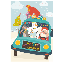 Puzzle ünnepi jókívánsággal – Merry Christmas (120 db-os) puzzle, kirakós