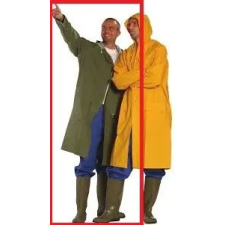  PVC ESŐKÖPENY - ZÖLD (L) munkaruha