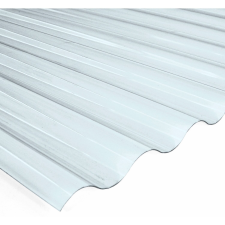  PVC hullámlemez  Sinus  76/18  átlátszó  80 cm x 120 cm építőanyag