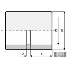  PVC Karmantyú D50 medence kiegészítő