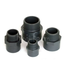  PVC külső menetes nyomóidom 40 x 50 x 1 ¼" medence kiegészítő