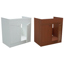 PVC mosogatótakaró liliom színben 50x80 cm cseresznye színű fürdőszoba bútor