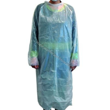  PVC védőköpeny PVC fehér patentos - vészhelyzeti gyógyászati segédeszköz