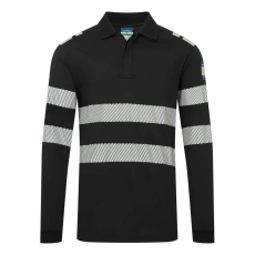  PW3 Modaflame Knit FR Long Sleeve Polo Shirt