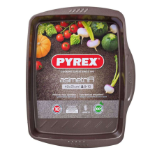 Pyrex Asimetria tepsi 40x31x6 cm edény