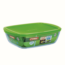 Pyrex Cook&Store sütőtál műanyag tetővel 28x20 cm 2.5 l edény