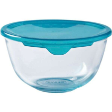 Pyrex Simax Hőálló tál műanyag fedővel 2 literes, 21 cm konyhai eszköz