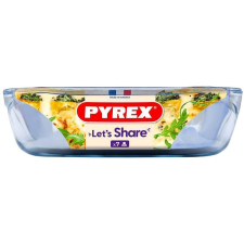 Pyrex Sütőedény 4 l 39 × 25 cm üveg sütés és főzés