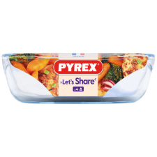 Pyrex sütőedény, edzett üveg 30 × 20 cm sütés és főzés