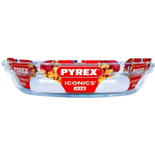 Pyrex tortaforma, üveg, 1,3 liter sütés és főzés