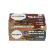  Q-BRiCKS® | 150 db-os építőkocka készlet | sötétszürke tetőelemek barkácsolás, építés