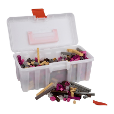  Q-BRiCKS 650 db-os Vegyes Építőkocka Készlet - Különleges Színek barkácsolás, építés