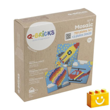 Q-BRiCKS | Légi járműves készségfejlesztő mozaik építőjáték készlet barkácsolás, építés