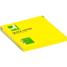 Q-CONNECT 76 x 76 mm, 75 lap, sárga jegyzettömb