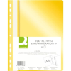 Q-CONNECT A4 euro-perforálással PP, sárga - 10 db-os csomag
