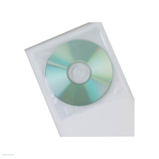 Q-CONNECT CD/DVD tároló tok CONNECT PP víztiszta ráhajtható lezáró füllel 120 mikron írható és újraírható média