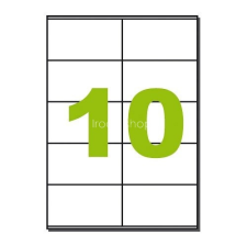 Q-CONNECT Etikett LCJ109 105x58mm 100ív Label 105x57mm KF10658 etikett